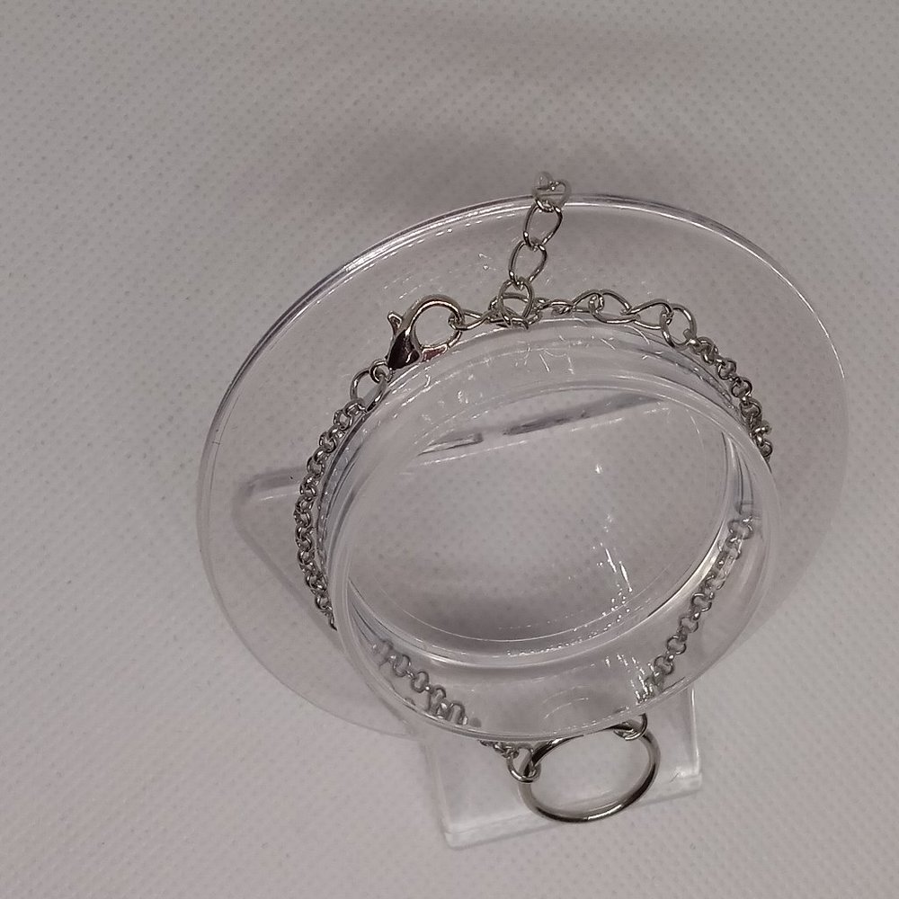 Stainless Steel Bracelet with Open Ring Pendant Jewelry #5 - Picture 8 of 8